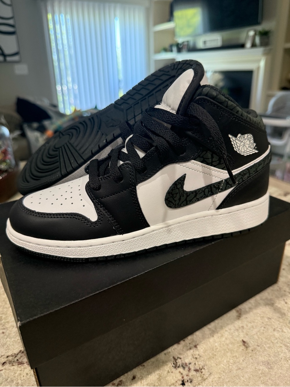 Jordan Air Jordan 1 Mid SE Black White